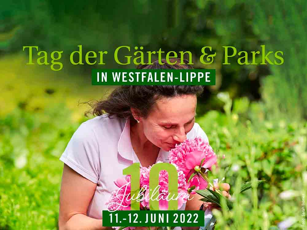 10. Tag der Gärten und Parks in Westfalen-Lippe 2022, Garten und Parkbesitzer können sich bis zum 20. Februar 2022 anmelden