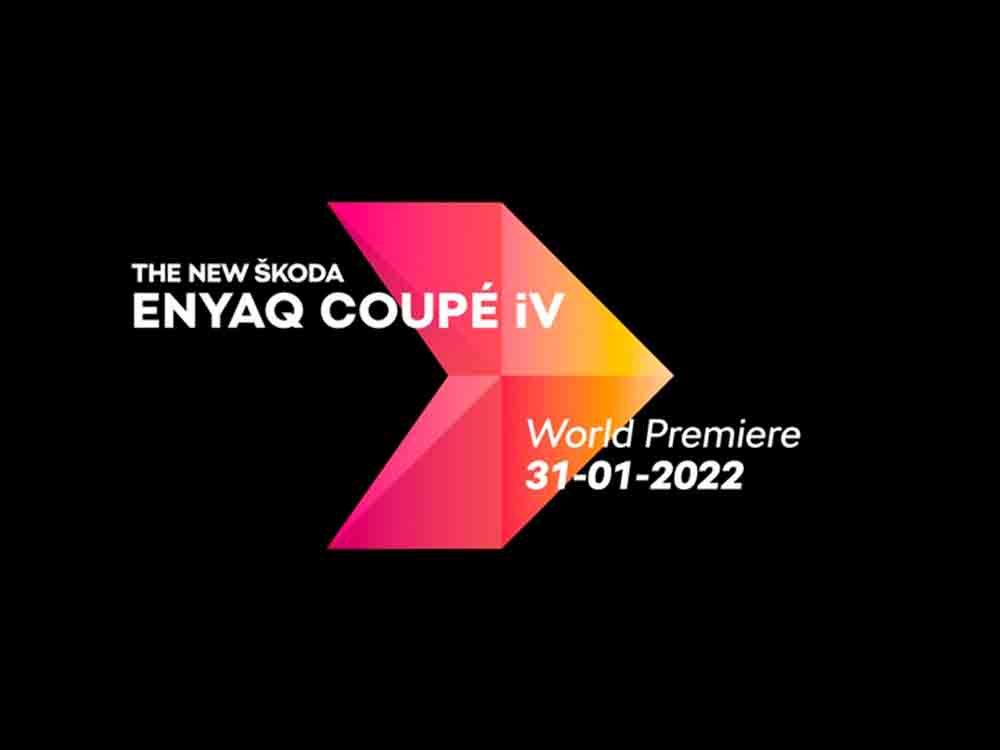 Virtuelle Weltpremiere des Škoda Enyaq Coupé iV am 31. Januar 2022 um 16 Uhr MEZ