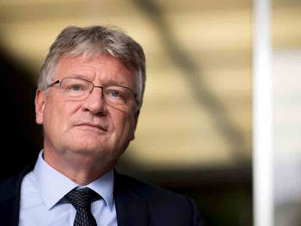 Exklusivmeldung von WDR, NDR und ARD Hauptstadtstudio, Parteichef Jörg Meuthen tritt aus der »Blauen Partei« der aus