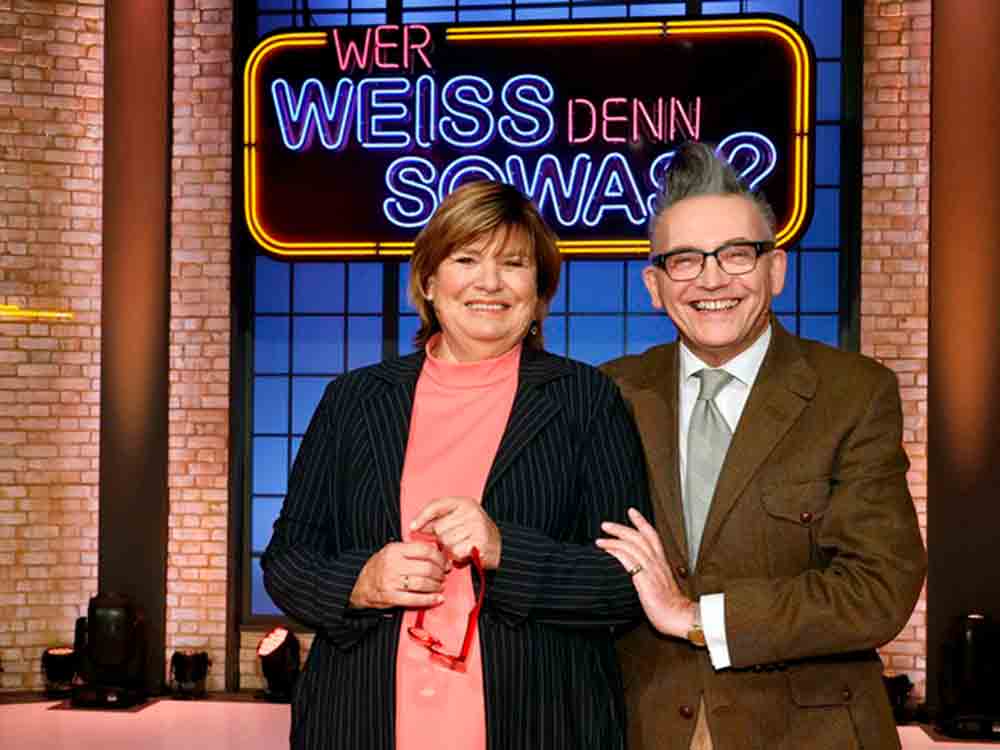 Zimmer frei! Christine Westermann und Götz Alsmann bei »Wer weiß denn sowas?«