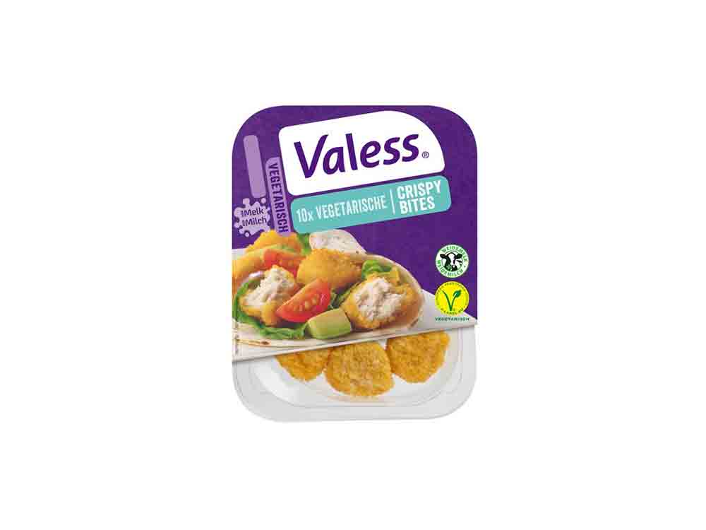 Valess Crispy Bites, die neuen vegetarischen Bällchen zum Snacken, jetzt im Handel