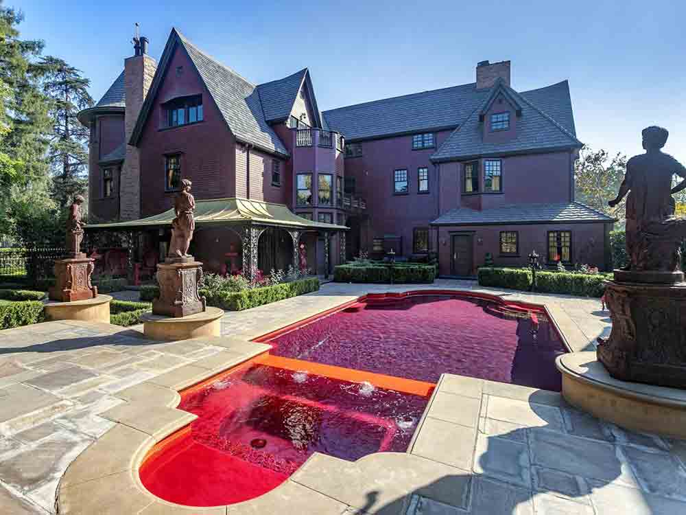 Kat Von D’s home for sale has a number of unique features, including a blood-red pool