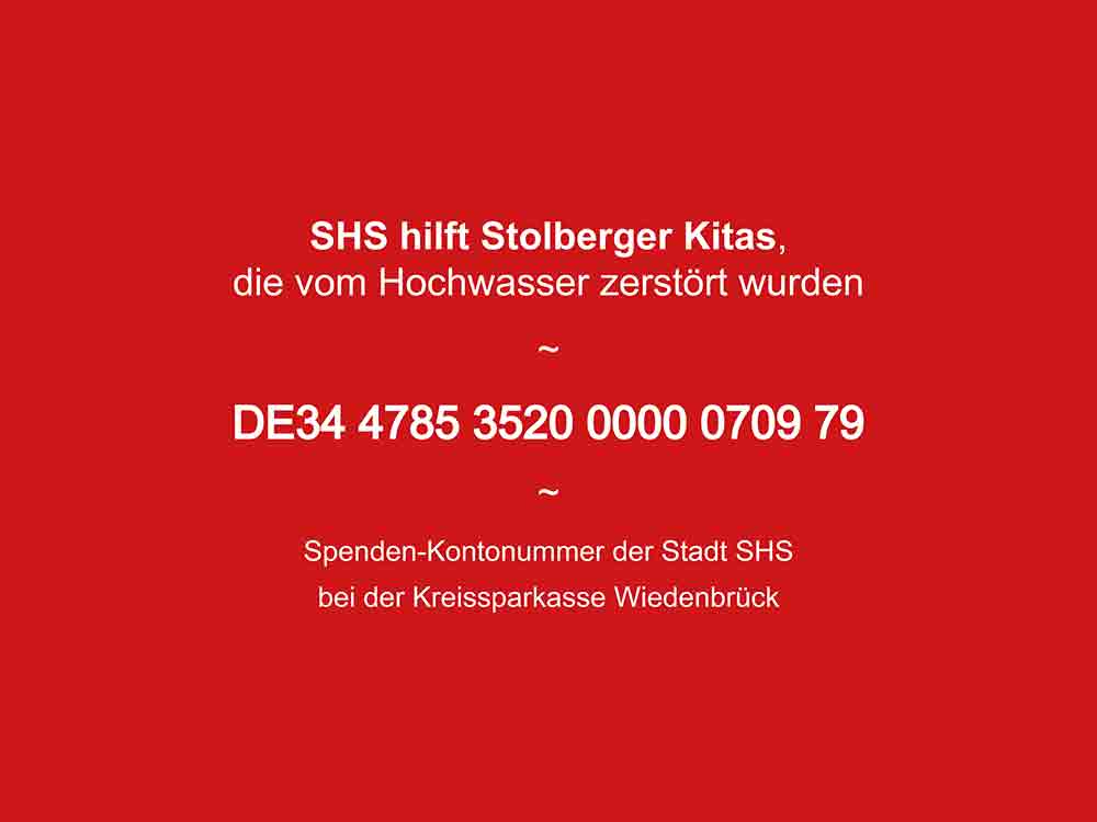 Schloß Holte-Stukenbrock, Spendenaktion für Stolberger Kitas noch bis zum 15. März 2022