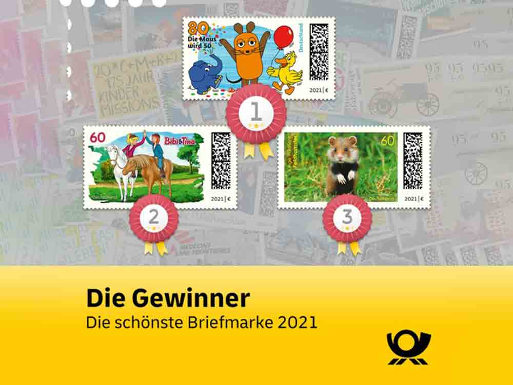 »Sendung mit der Maus« ist Deutschlands schönste Briefmarke 2021