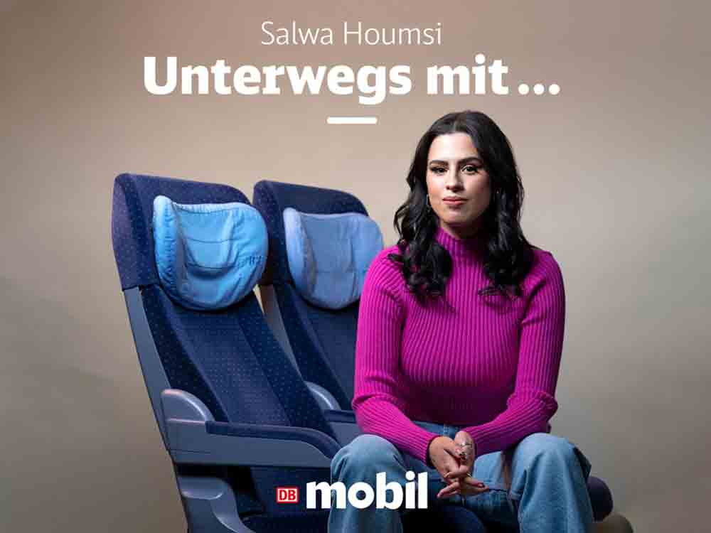 Neue Gastgeberin beim DB Mobil Erfolgspodcast der Deutschen Bahn: Journalistin Salwa Houmsi moderiert zweite Staffel von »Unterwegs mit …«