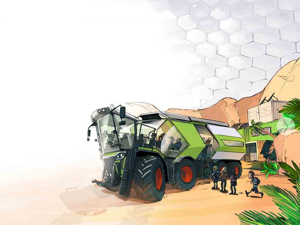 Claas und Carlsen publizieren aufregende Abenteuer Kinderbuchserie, »DinoRox«, wo Traktoren auf Raptoren treffen