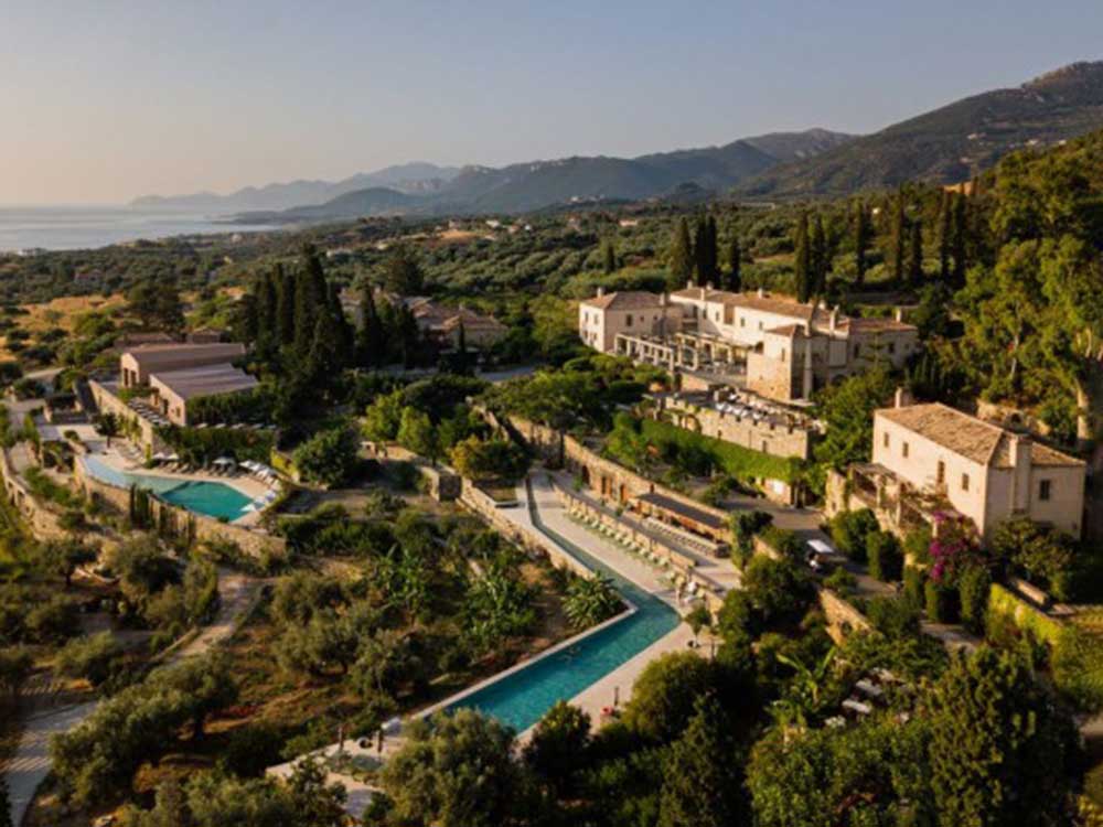 Griechenland, das Kinsterna Hotel, ein luxuriöses Hideaway auf dem Peloponnes