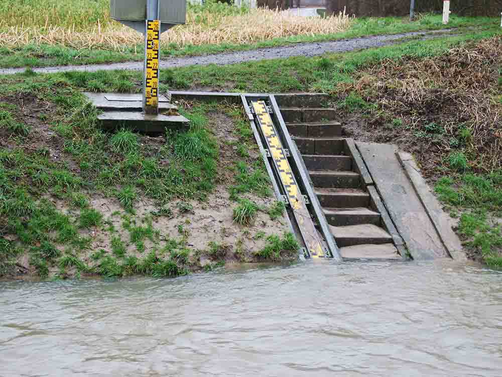 Die aktuelle Wetterlage und Hochwasserlage im Regierungsbezirk Münster