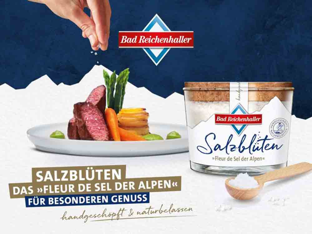 Jetzt neu: Bad Reichenhaller Salzblüten, das »Fleur de Sel der Alpen«