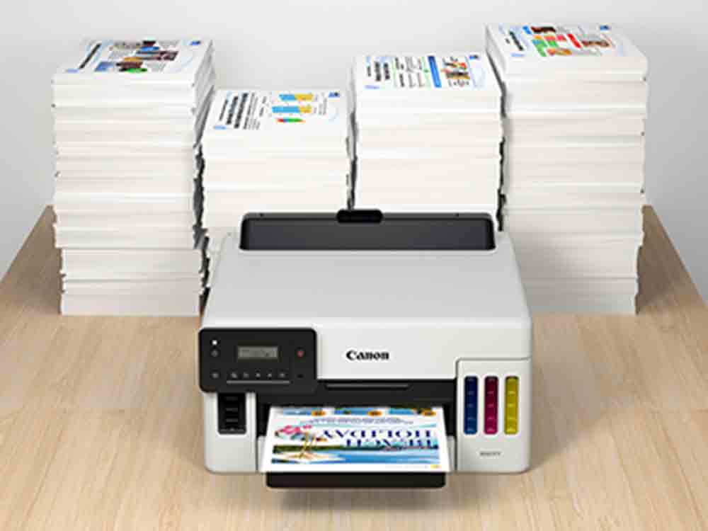 Idealer Drucker für kleine Unternehmen, Canon MAXIFY GX5050 Drucker mit nachfüllbaren »MegaTanks«