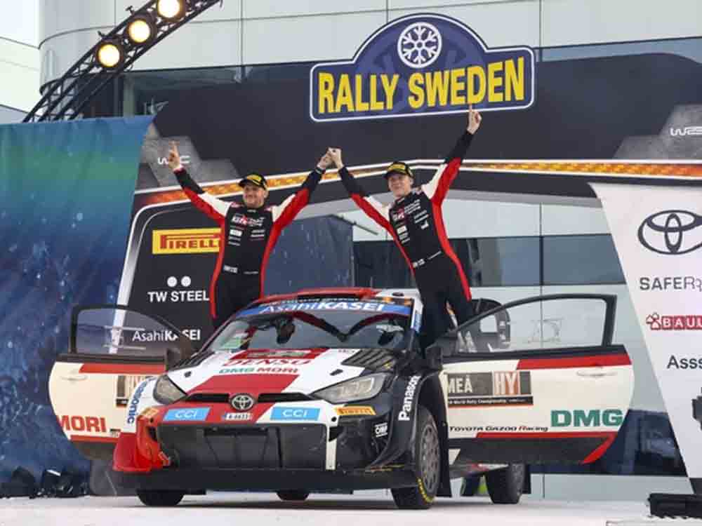 Toyota Gazoo Racing feiert 1. WRC Sieg der Saison
