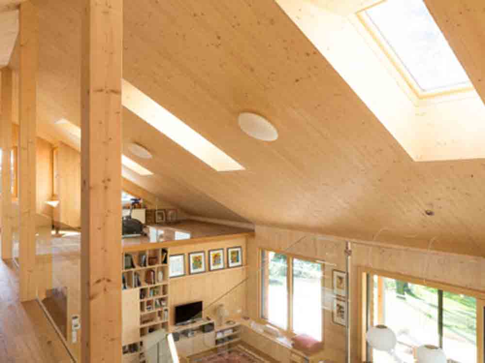 Velux Objektbericht, Neubau Einfamilienhaus Schrems, nachhaltiger Rückzugsort, preisgekrönter Holzbau mit intelligenter Lichtplanung
