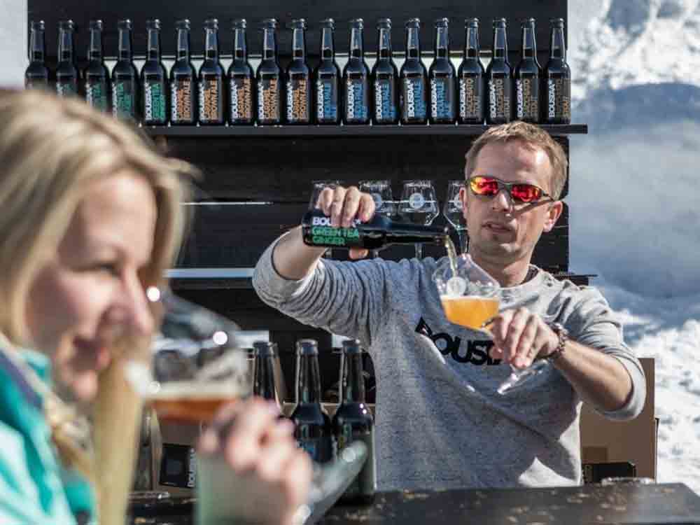 Craft Beer Festival 2022 mit cooler Livemusik und Sonnenskilauf im Hotel und Spa Urslauerhof in Hinterthal im Salzburger Land