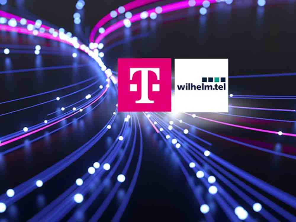 Glasfaser, wilhelm.tel und Deutsche Telekom kooperieren