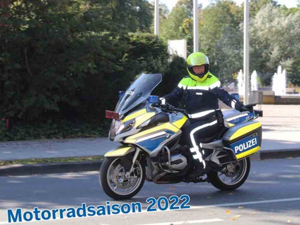 Polizei Gütersloh, Beginn der Motorradsaison 2022, Sicherheitstipps der Polizei für Biker