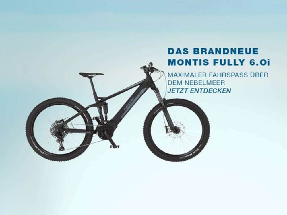 Lichtpflicht für E Mountainbikes und das brandneue E MTB von Fischer Montis Fully 6.0i, Gütersloh