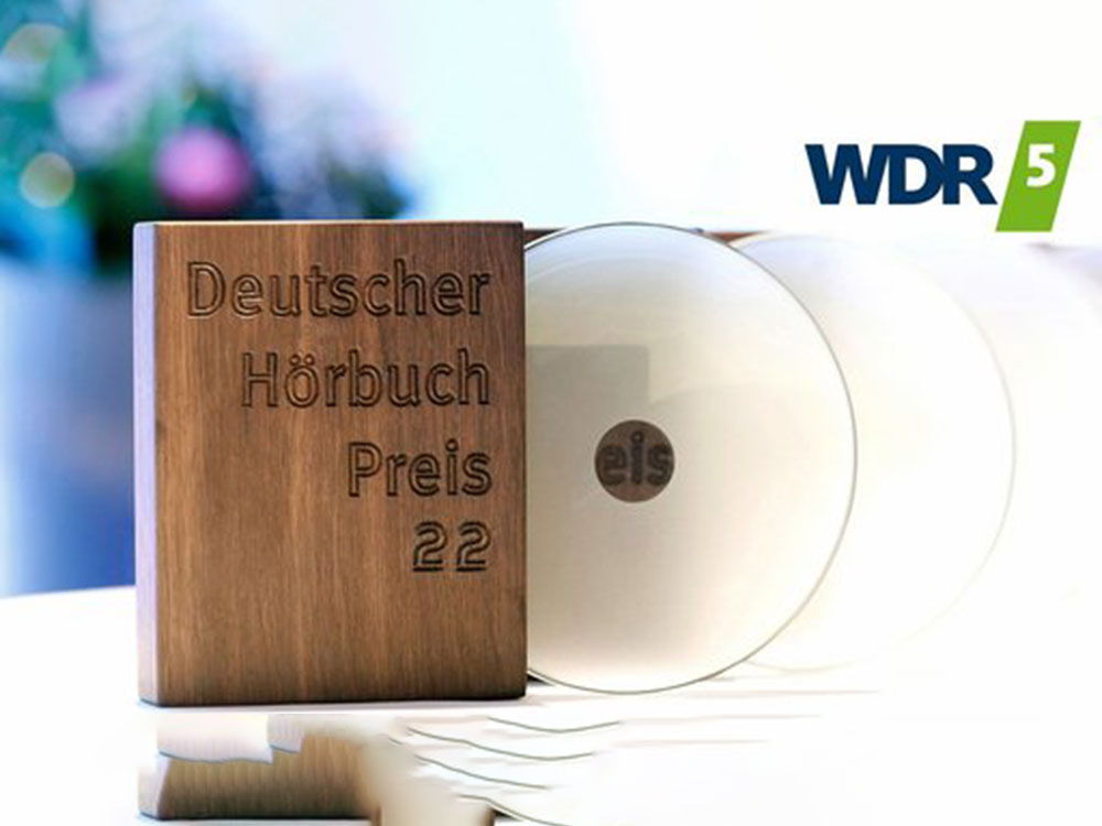 20. Deutscher Hörbuchpreis, Verleihung am 15. März 2022 in Live-Radioshow bei WDR 5