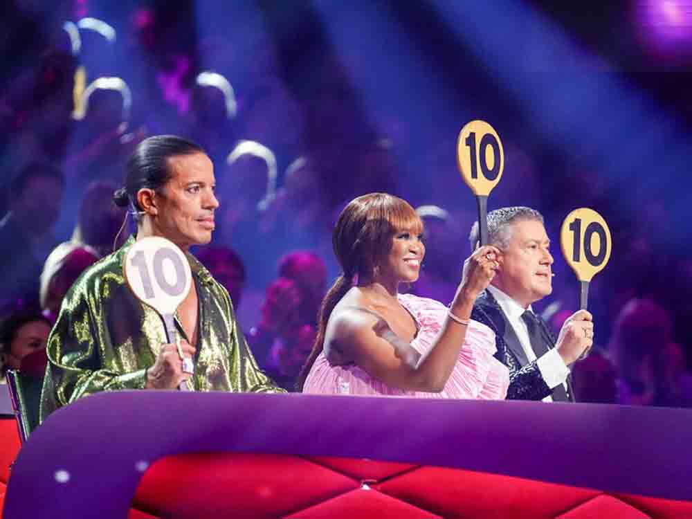 RTL, Mit dem ersten Contemporary 2022 und Premiere erneut zur Nummer 1 des Tages, hoch die Kellen, 4,14 Millionen Zuschauer für »Let’s Dance«
