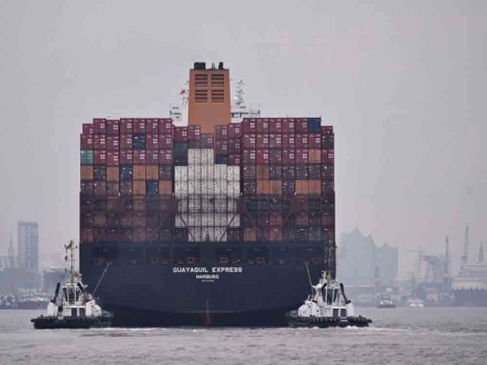 Produkte mit dem Label »Made in Colombia« kommen in 18 Containern in Hamburg mit Endbestimmung Polen an