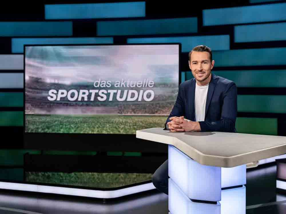 Markus Anfang und Anna-Lena Forster im »aktuellen sportstudio« des ZDF
