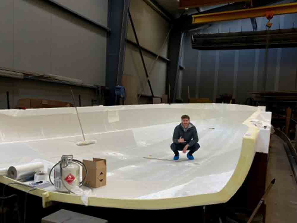 Lennart Burke startet neues Projekt, Class 40, Segelboot