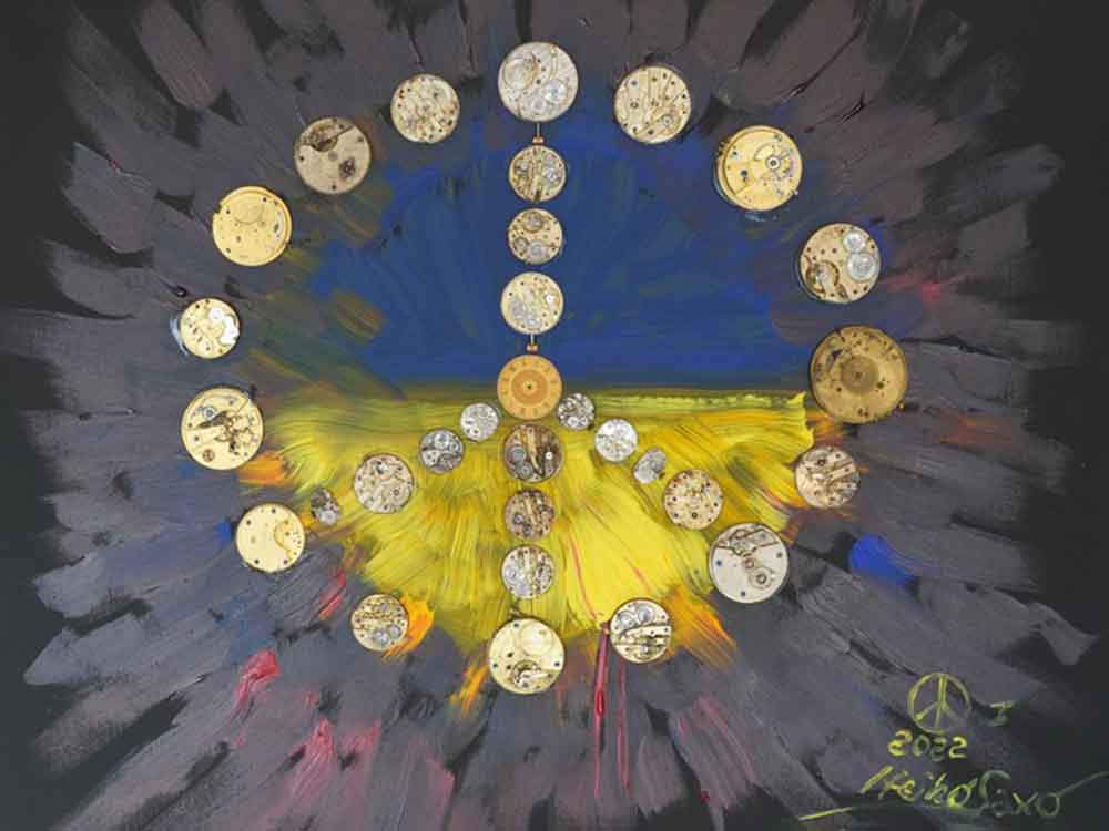 Saxo Bank of Art, Value Coin auf dem Vormarsch, Peace Time neue Kreation von Heiko Saxo
