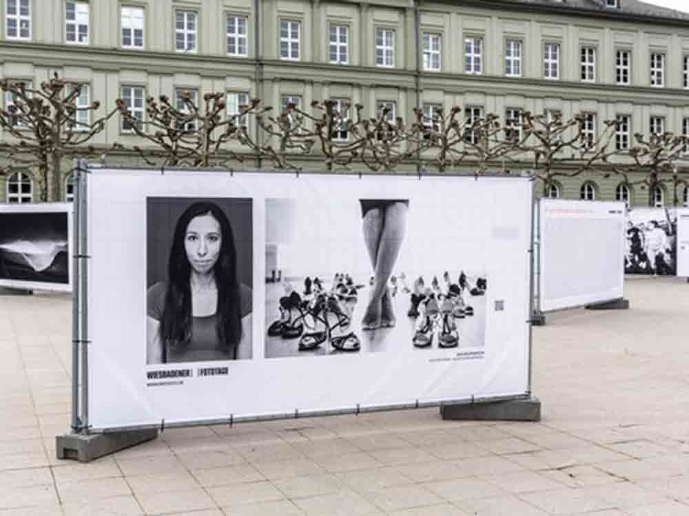 Open Air Ausstellung 20 Jahre Wiesbadener Fototage, 30. März bis 24. April 2022