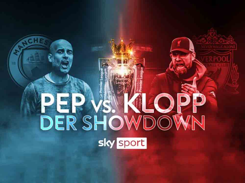 Pep vs. Klopp – das Gigantenduell im Spiel des Jahres um die Meisterschaft: Manchester City gegen den FC Liverpool am Sonntag live und exklusiv bei Sky
