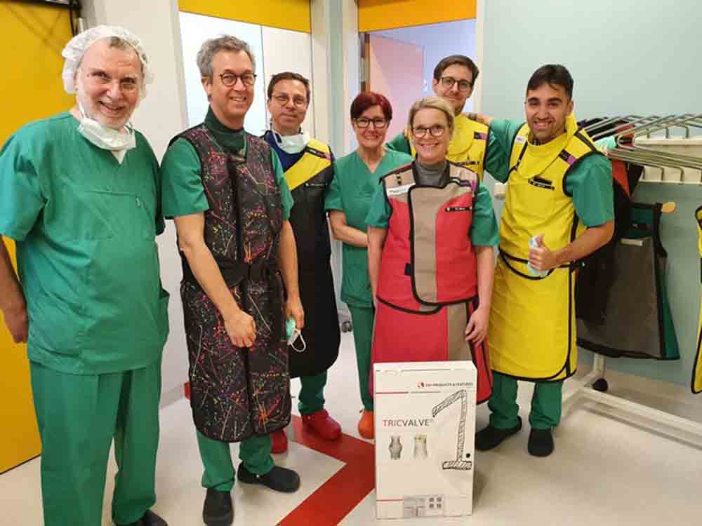 Klinikum Bielefeld, neuartige Katheter Herzklappe erstmalig in Nordrhein Westfalen implantiert