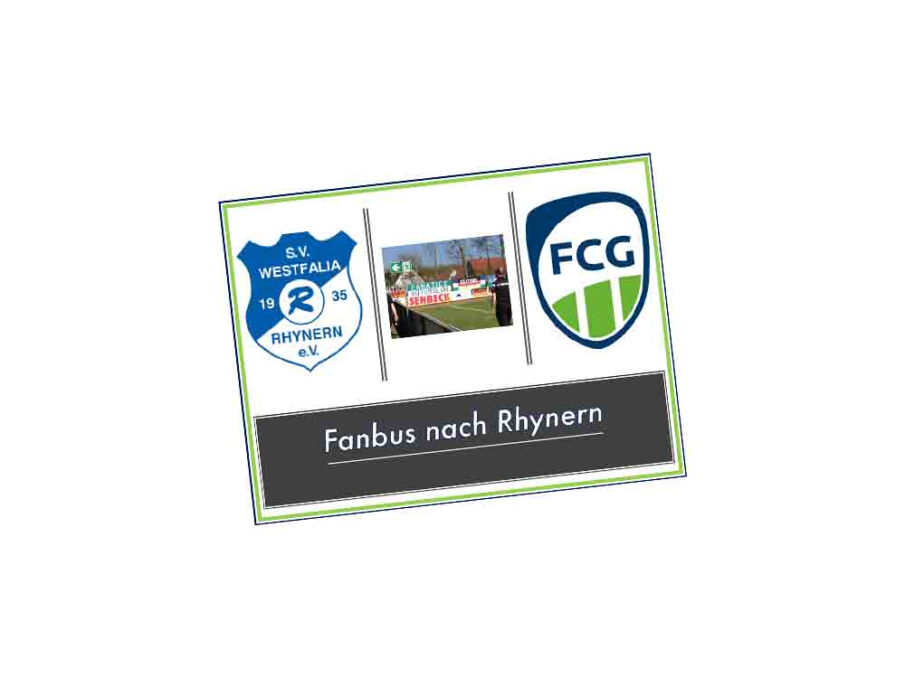 Gütersloh, FCG Fanbus fährt Ostermontag 2022 nach Rhynern