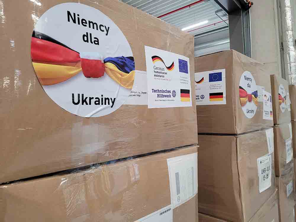 Ukraine Hilfe, mehr als die Hälfte aller THW Ortsverbände im Einsatz