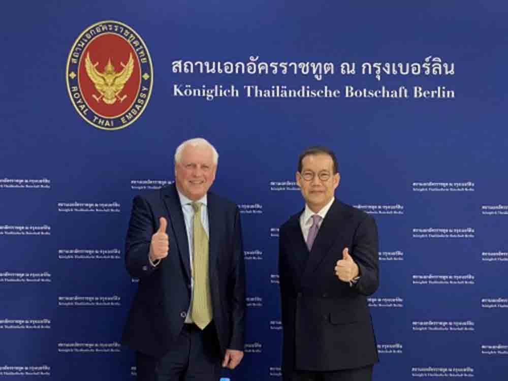 Thailand und Deutschland 2022, neuer Botschafter Nadhavathna Krishnahmra setzt neue Zeichen