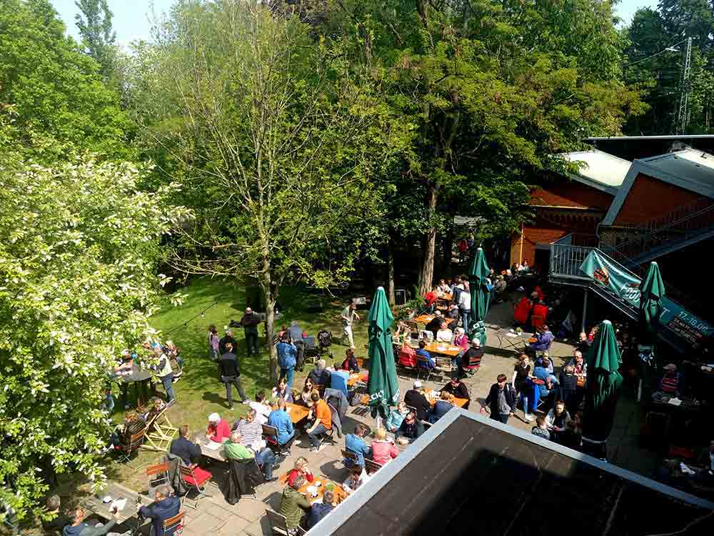 Gütersloh, Frühlingserwachen,  Weberei startet mit Terrassenfest in die Outdoor Saison 2022