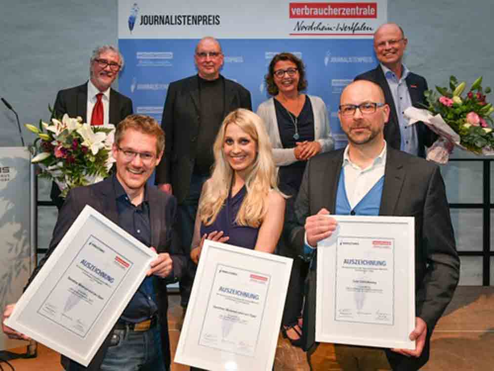Besondere Berichterstattung zu Verbraucherthemen ausgezeichnet, wenn Journalismus Augenhöhe herstellt, Verbraucherzentrale NRW verleiht erstmals Journalistenpreis