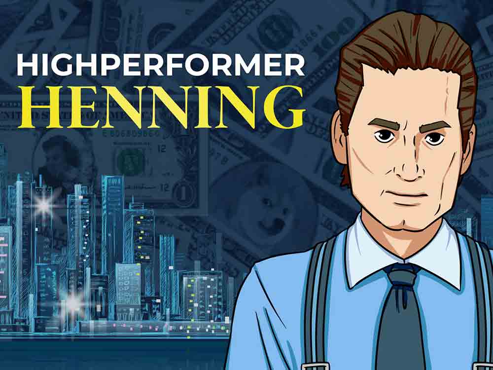 »Highperformer Henning«, ein satirischer Blick auf die Wirtschaftswelt und Finanzwelt