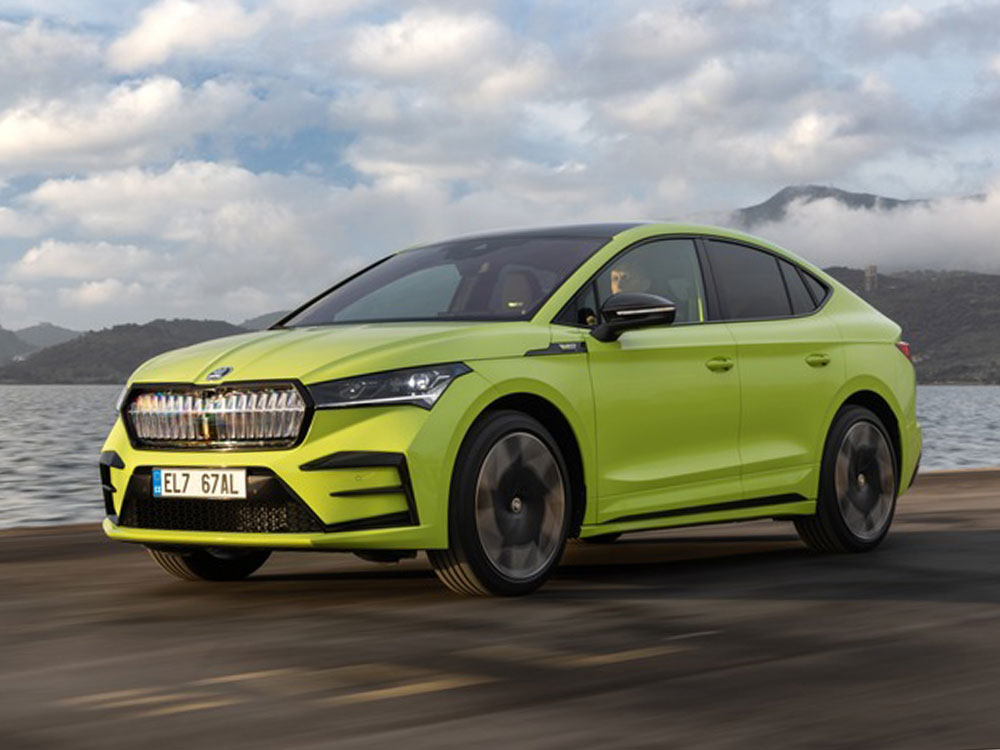 Messepremiere, Škoda präsentiert Enyaq Coupé RS iV auf der Fachmesse »Power2Drive«