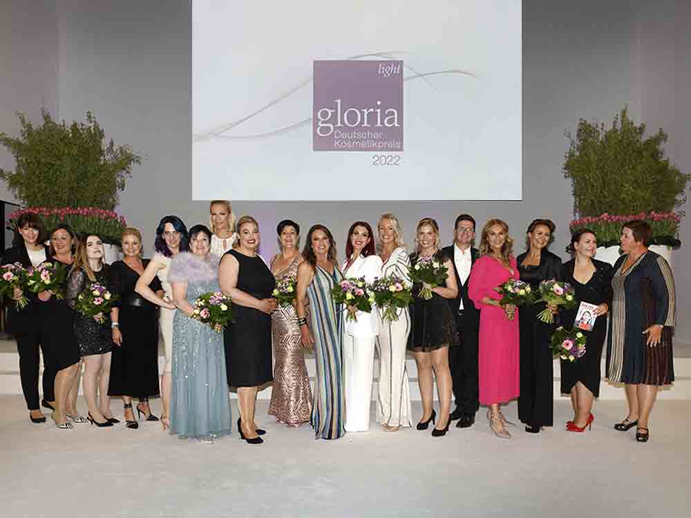 Geballte Frauenpower in Düsseldorf, »Gloria – Deutscher Kosmetikpreis« nach zweijähriger Pandemie Pause zurück