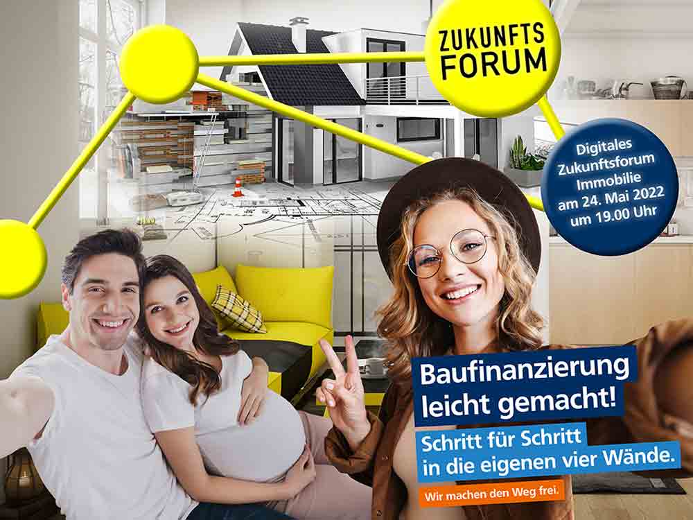 Kreis Warendorf, Kreis Gütersloh, Volksbank eG lädt zum Zukunftsforum Immobilie ein, 24. Mai 2022