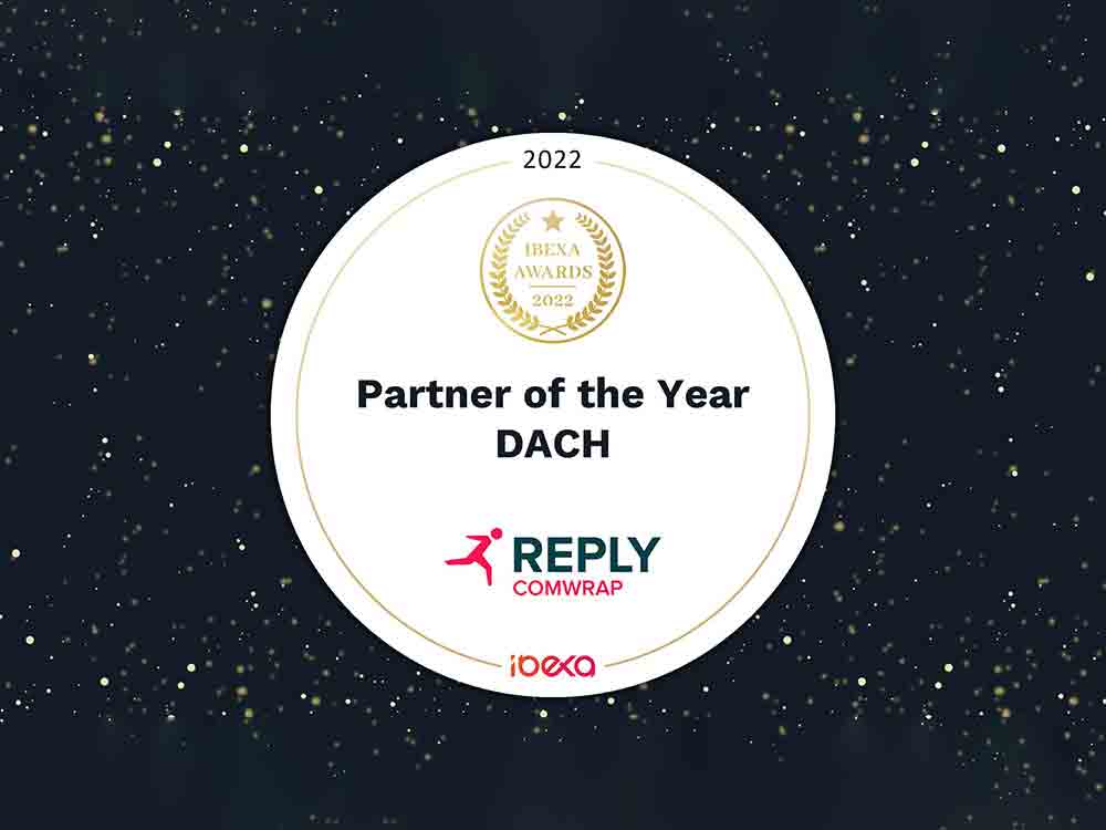 Comwrap Reply ist IBEXA National Partner of the Year 2022 und erhält die Auszeichnung für das beste Kundenprojekt des Jahres