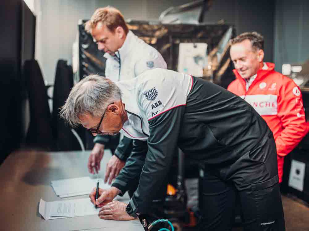 Porsche mit Kundenteam Avalanche Andretti in der Formel E