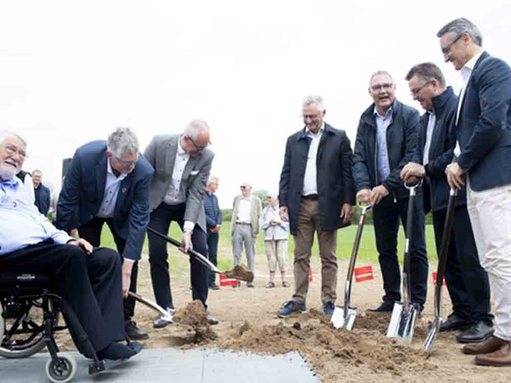 Nun auch Skandinavien, feierlicher Spatenstich zum Baubeginn des ersten Parks von Center Parcs in Dänemark