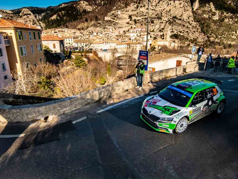 Rallye Portugal, Škoda Fabia Rally2 evo Fahrer Andreas Mikkelsen peilt WRC2 Spitzenergebnis an