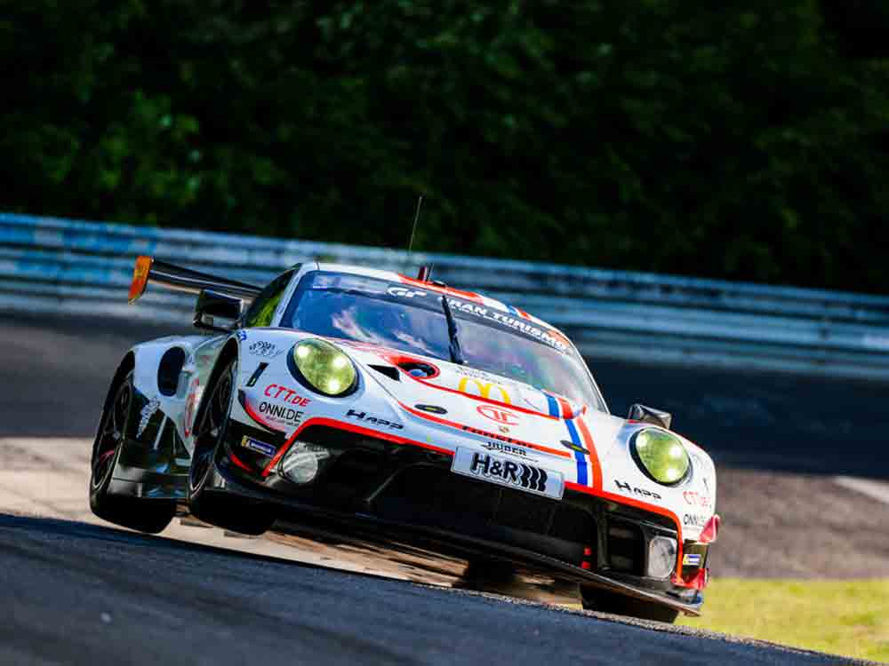 Bester Porsche 911 GT3 R in den Top 10 beim Zeittraining am Nürburgring