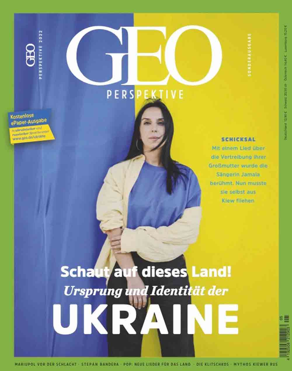In Kriegszeiten zeigen, wie es zu Friedenszeiten war, neue Ausgabe Geo Perspektive zur Ukraine