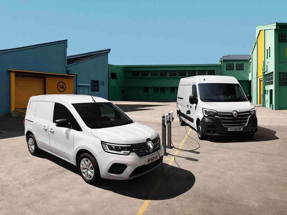 Neue Renault Elektrotransporter, mehr Reichweite, mehr Flexibilität, mehr Komfort