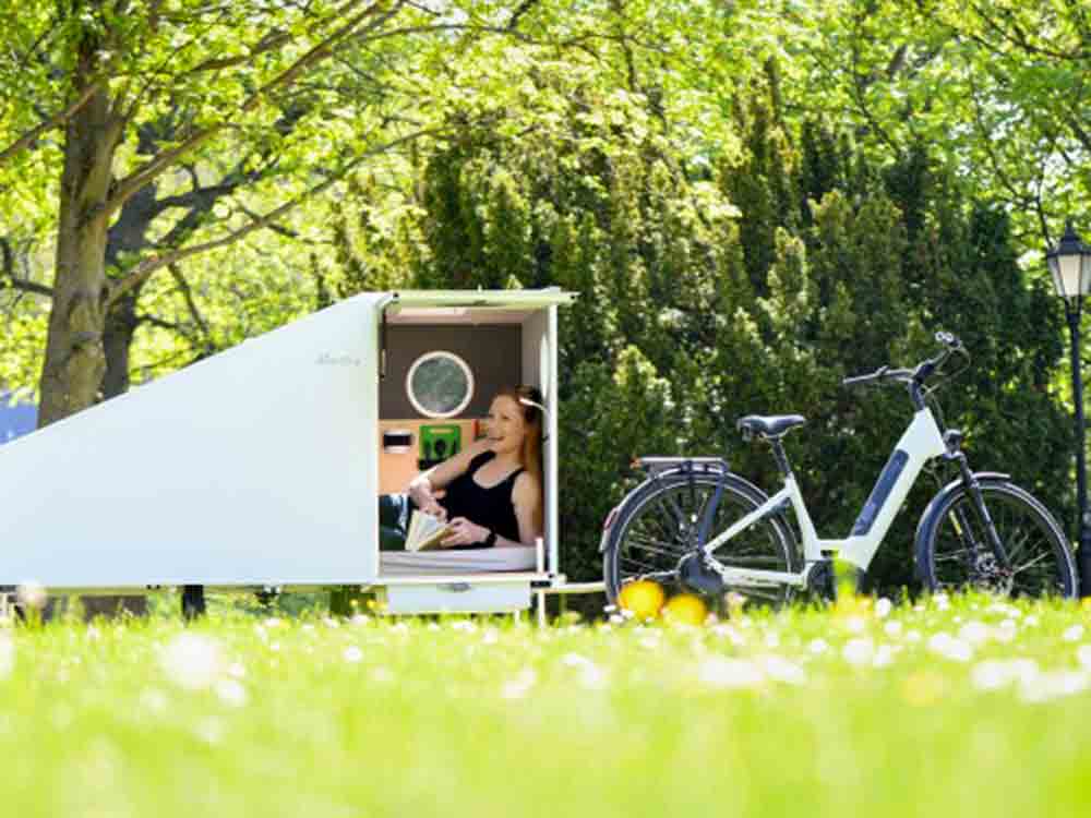 Innovativer Fahrrad Wohnwagen als interessante Alternative zu Zelt und Wohnmobil