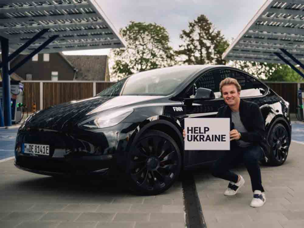 Aktion für die Ukraine, Nico Rosberg verlost Preise im Wert von mehr als 80.000 Euro