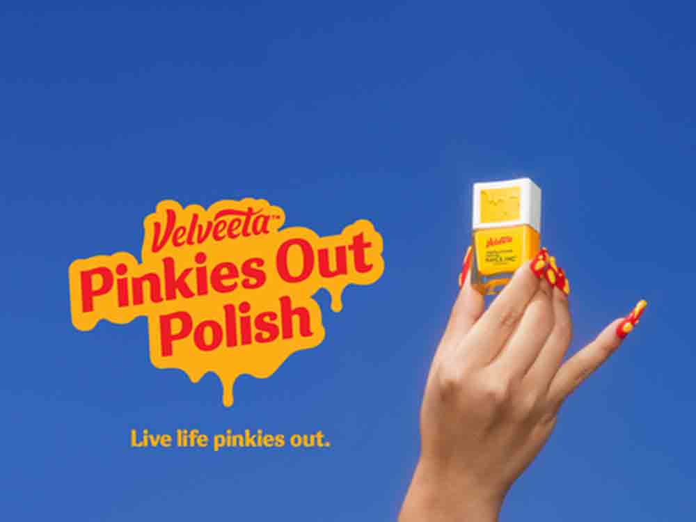 Velveeta Launches Pinkies Out Polish, a Cheese-Scented Nail Polish Made Just For Your Pinkies