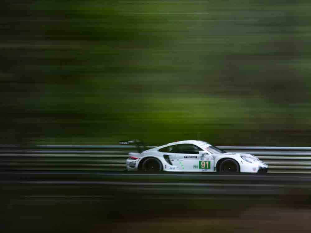 Porsche 911 RSR sichern zweite Startreihe für die 24 Stunden von Le Mans