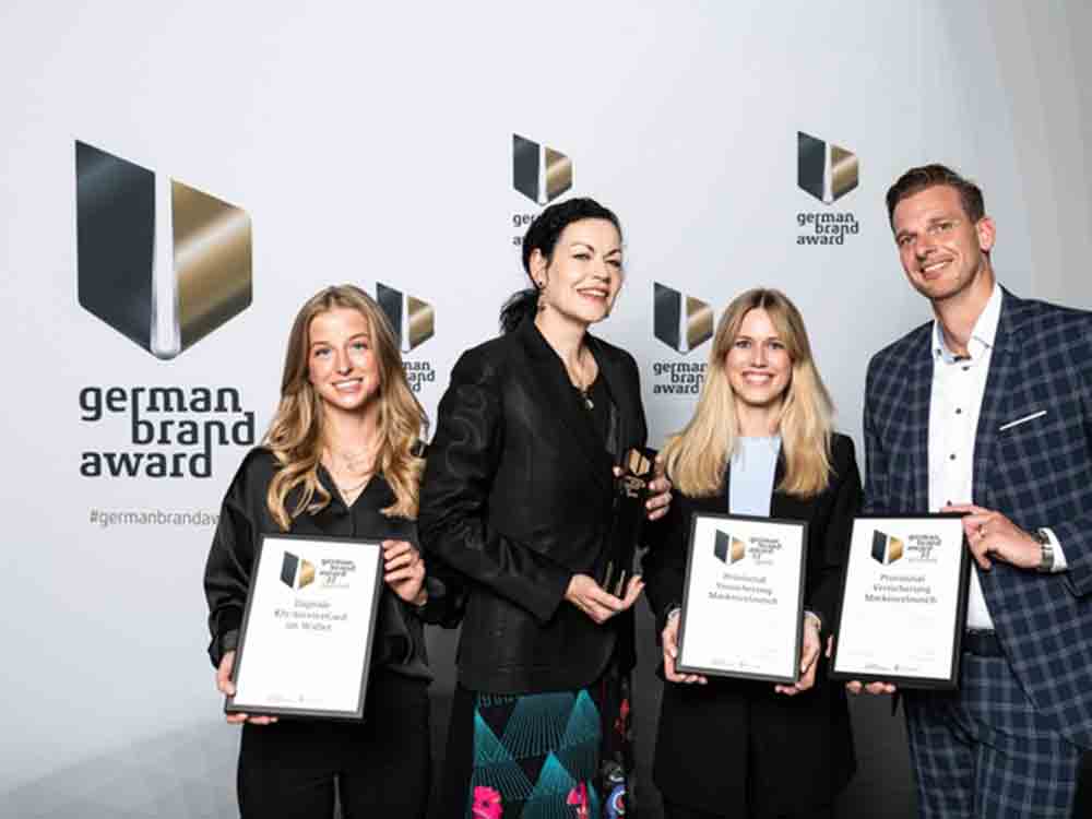 Provinzial Versicherung wird mit 2 German Brand Awards ausgezeichnet